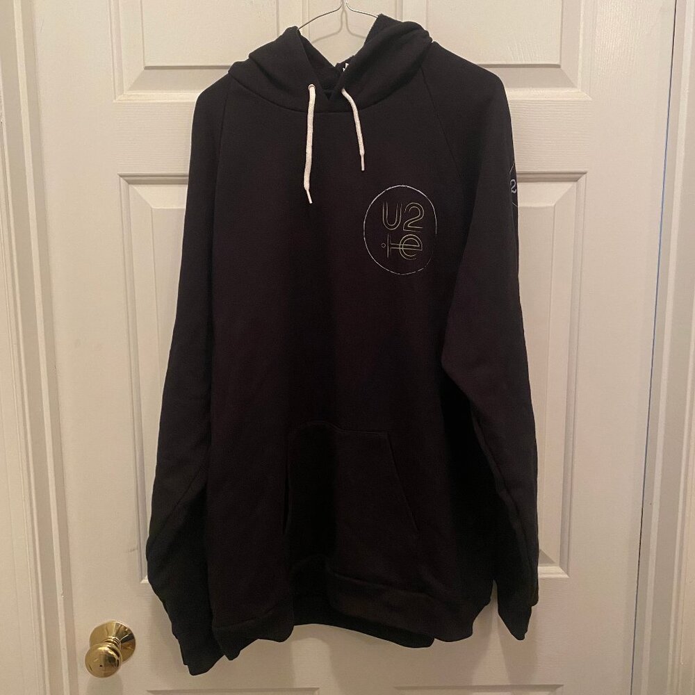 New U2 The Innocence + Experience 2015 Concert Tour Black Green Hoodie 2XL
